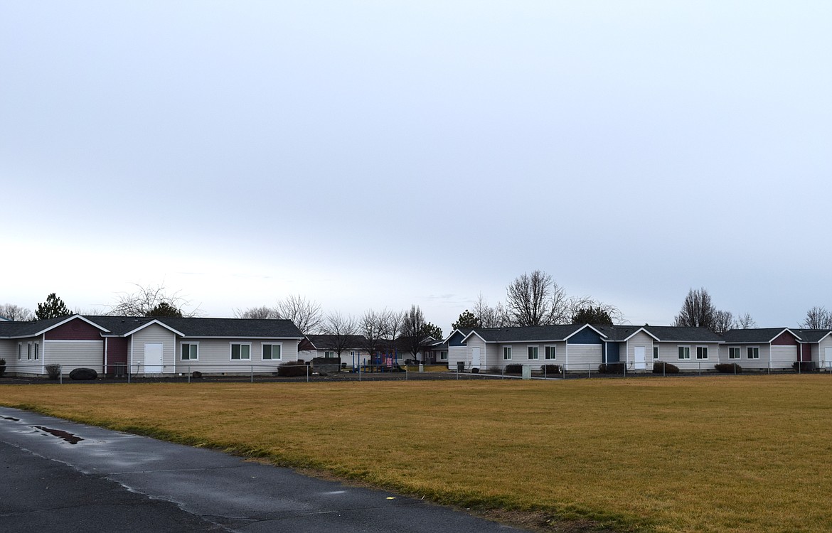 The Othello Housing Authority’s Lugar Seguro migrant worker housing project east of P.J. Taggares Park. The Housing Authority was recently awarded $1.5 million in funding toward the Rocky Point Development south of the park.