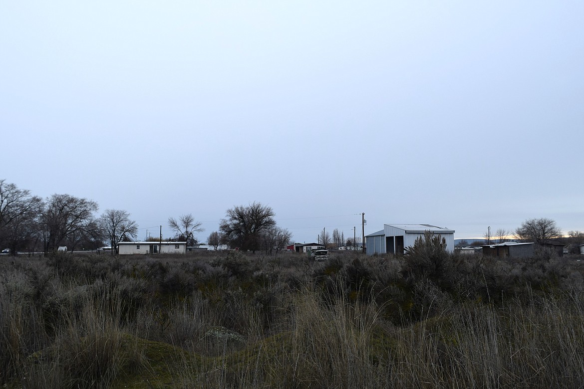 The land south of P.J. Taggares Park where the Othello Housing Authority will construct a 40-unit multi-family low-income housing development in the near future.