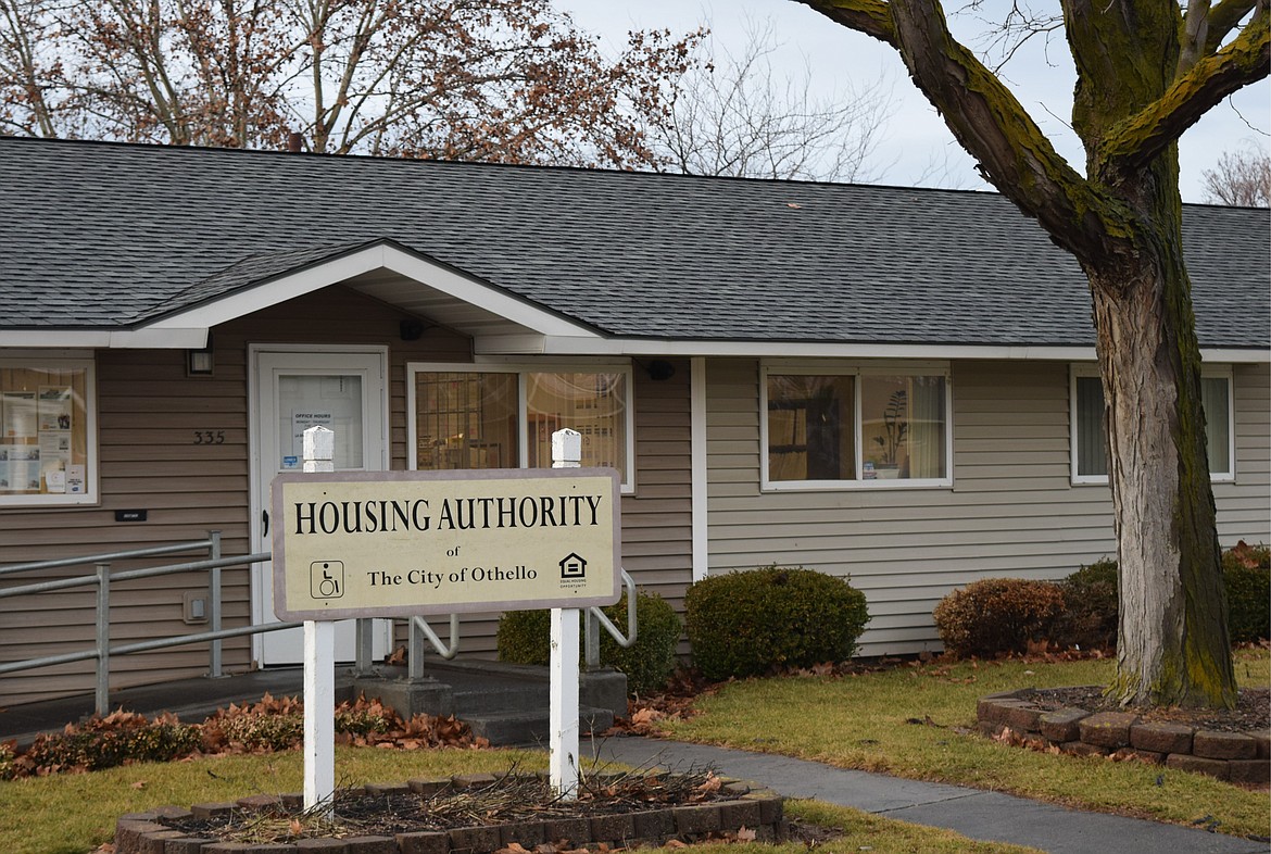 Exterior of the Othello Housing Authority’s offices on Third Avenue in Othello. The Washington Department of Commerce awarded the Housing Authority’s Rocky Point low-income housing project $1.5 million to reduce infrastructure fees.