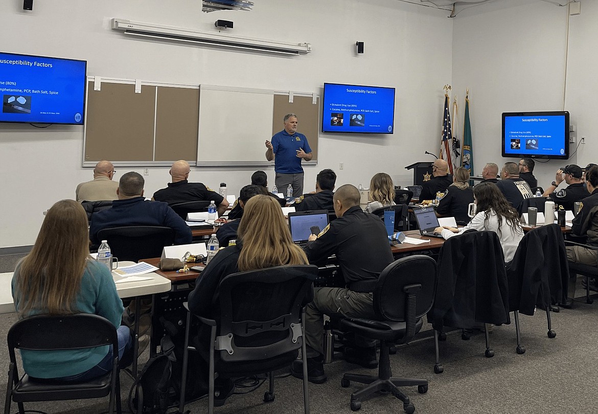 Personnel from the Grant County Sheriff's Office, joined by MACC 911, Othello Police Department, Wapato Police Department and Benton County Bureau of Corrections, attended Crisis Intervention Team training earlier this week, according to an announcement from the GCSO. The training teaches personnel how to respond to people in a mental health crisis. CIT involves working in a team with mental health practitioners, law enforcement, medical personnel, and other first responders.