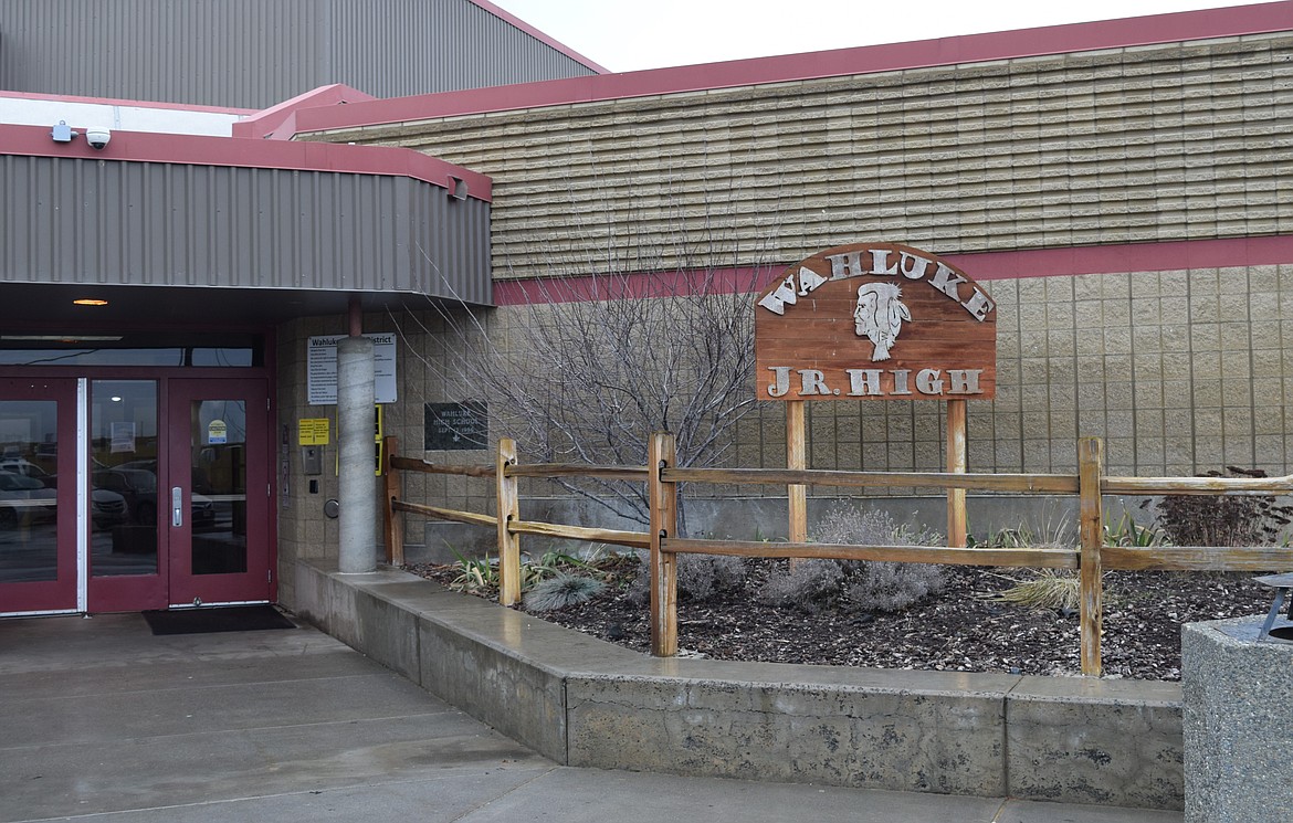 Exterior of Wahluke Junior High, which hosted its annual Amazing Shake competition Thursday morning, during which students competed to demonstrate their communication and interpersonal skills at 21 different stations.