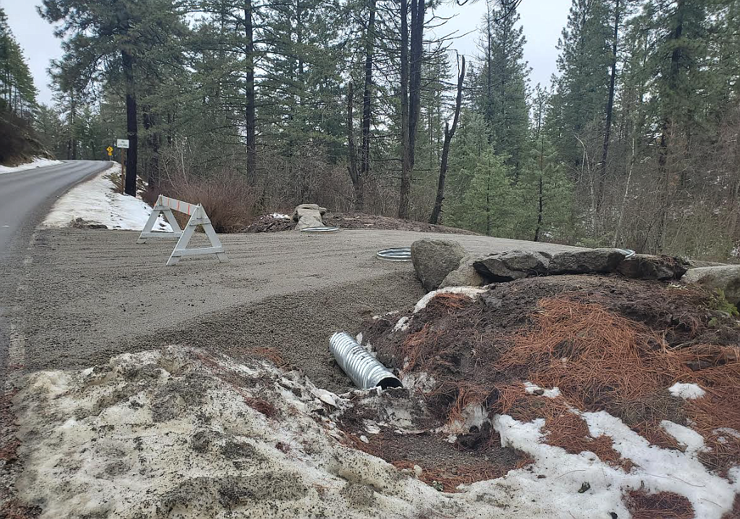 Crews have been busy improving and rerouting a maintenance road off West Riverview Drive for Post Falls city staff and emergency vehicles to more quickly access the Post Falls Community Forest. A gate will soon be installed. The road is not for public use.