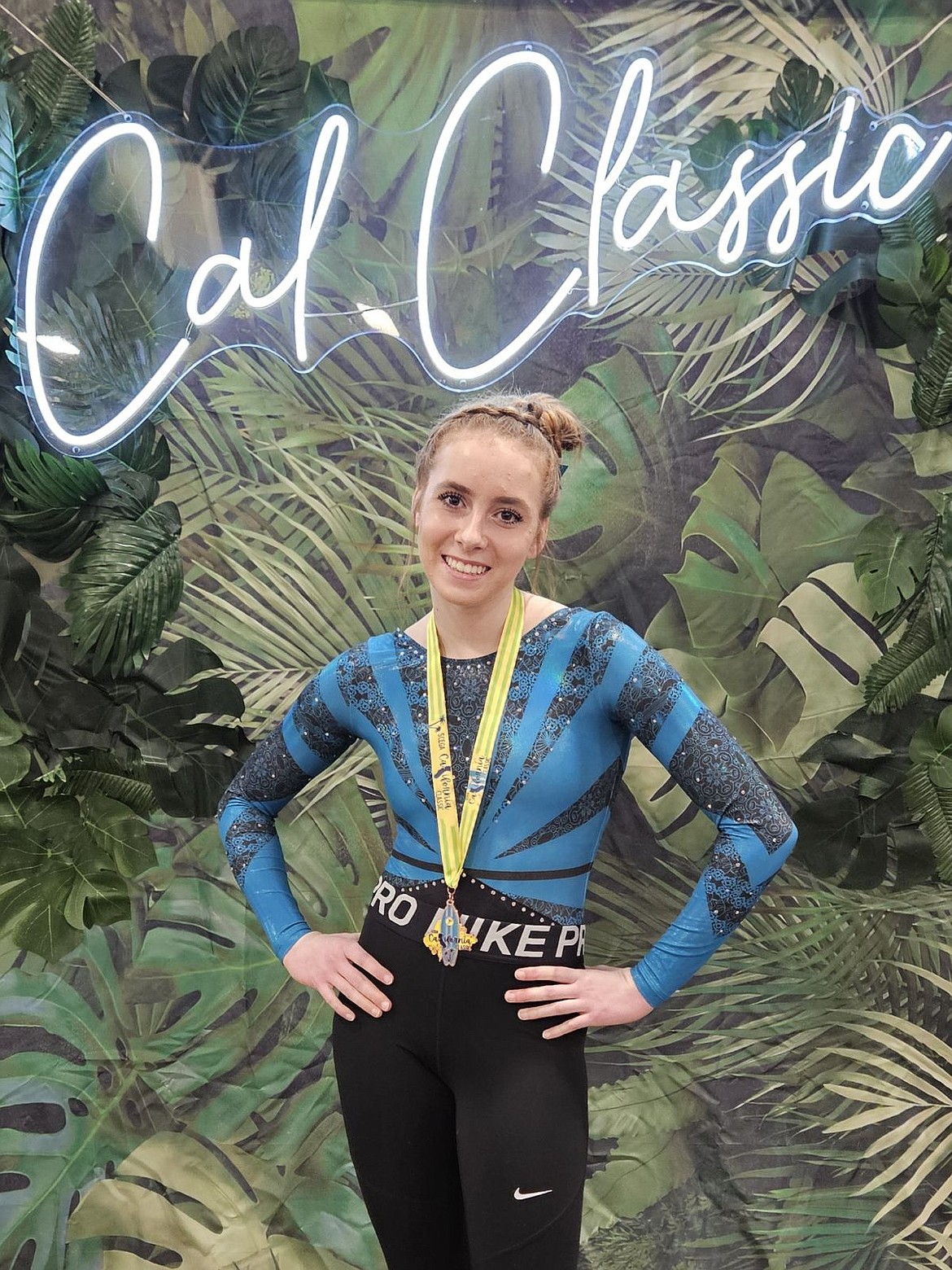 Courtesy photo
Naomi Fritts of the Technique Gymnastics Level 9 team traveled to Del Mar, Calif., to compete at the SCEGA California Classic.