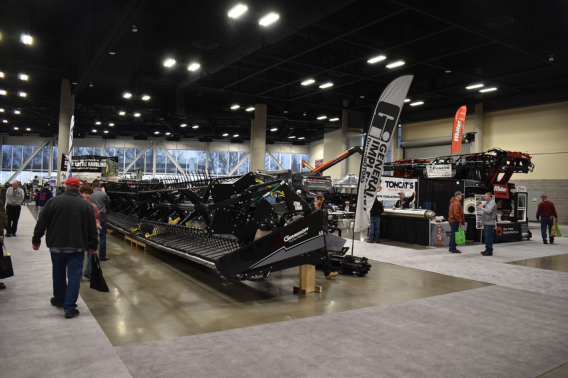 The Spokane Ag Show featured the cutting edge, so to speak, in farm equipment.