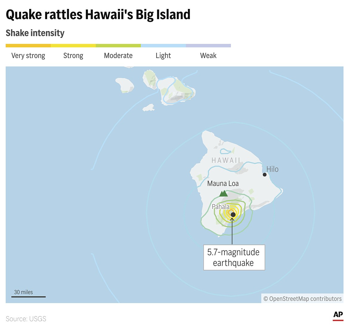 Where is the tsunami expected