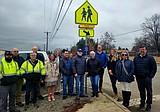 PF Rotary dedicates crosswalk to longtime member