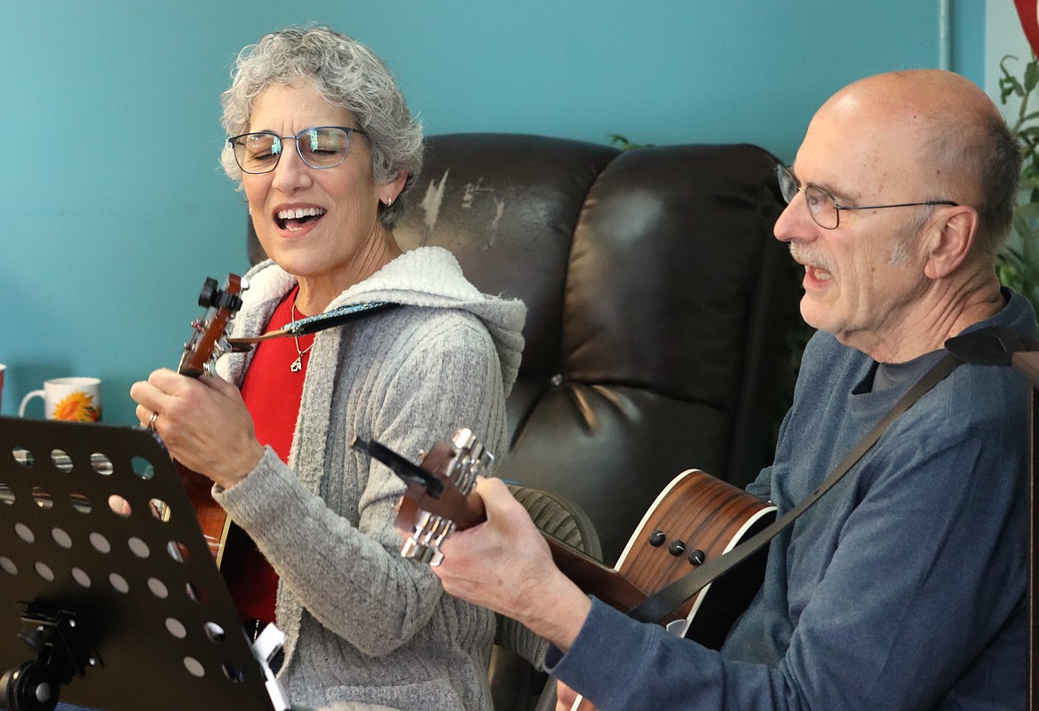 Mike and Lynda Arnold perform on Valentine's Day at One Site for Seniors.