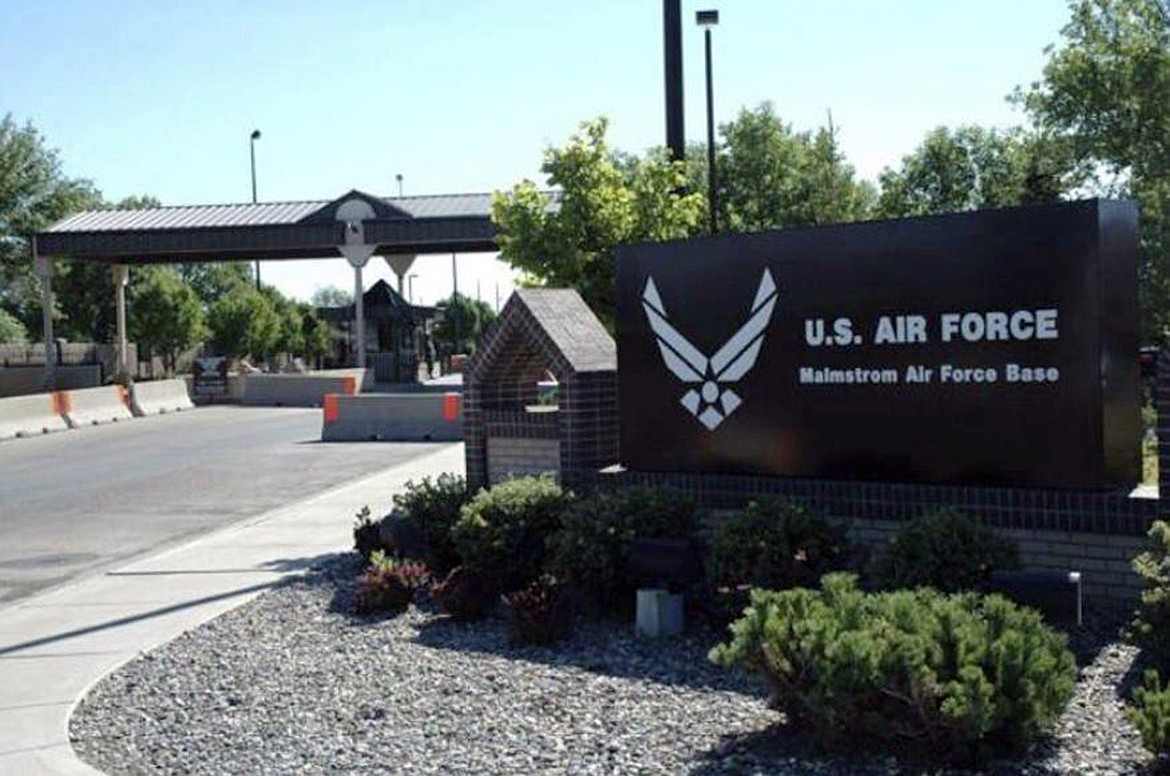 The Malmstrom Air Force Base in Great Falls, Mont., is seen in this undated photo. The Air Force nuclear missile base in central Montana was locked down by authorities for about two hours on Thursday, Feb. 15, 2024, after an active shooter report sowed confusion and prompted officials to issue a shelter-in-place advisory for nearby schools. (Chris Jorgensen/The Billings Gazette via AP)