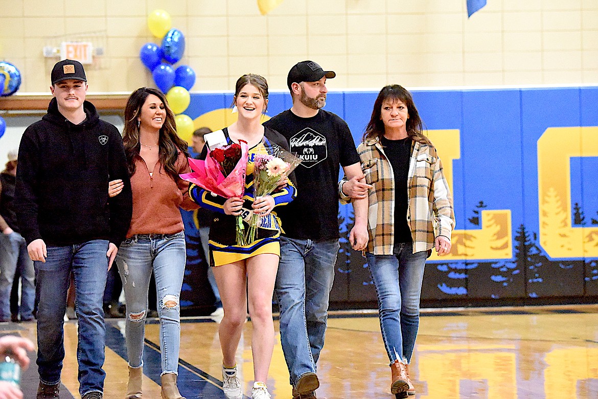 Libby Senior Night walk Molly Gotham.