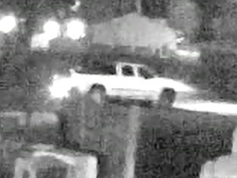 Moses Lake Police are looking for information about an incident on the Peninsula in which the driver of this pickup drove over a man Friday night.