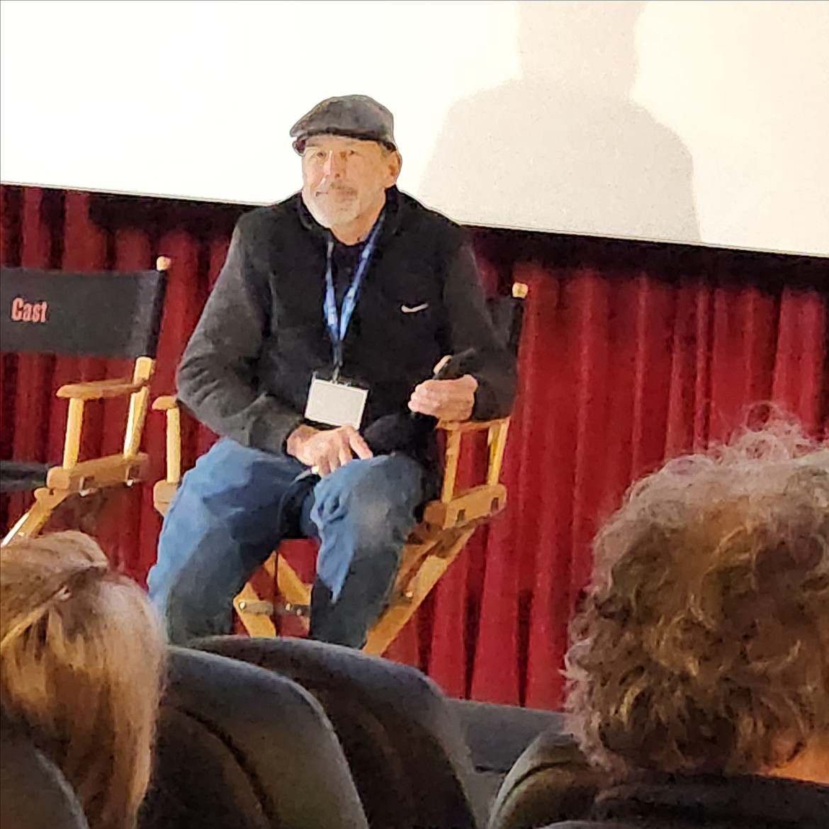 Filmmaker Jim Ereaux, Ronan, had two entries in FLIC -- "Twenty Shades of Green," an award-winning documentary about Polson's own Shamrockers, and "Make Westing," an animation of a Jack London story. (Berl Tiskus/Leader)