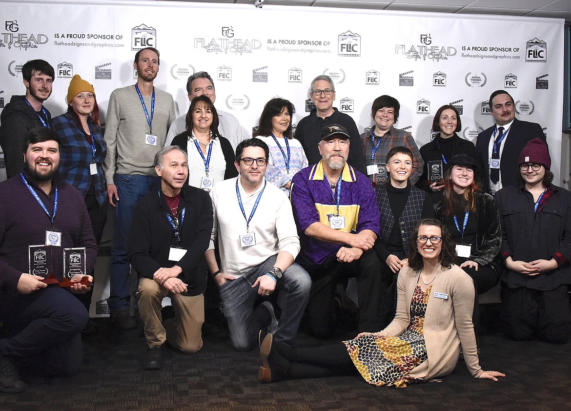 FLIC 2024 award winners gathered for a group photo after awards were presented.(berl Tiskus/Leader)