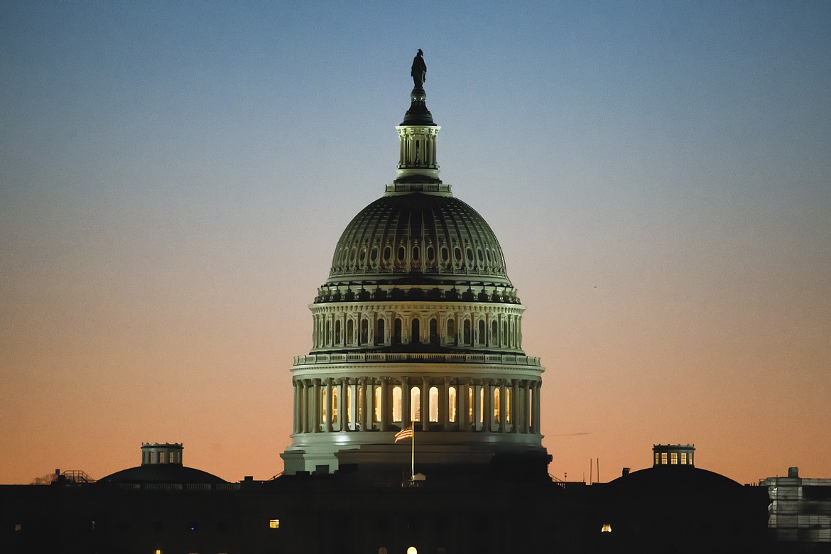 The U.S Capitol is seen at sunrise, March 24, 2019, in Washington. (AP Photo/Alex Brandon, File)