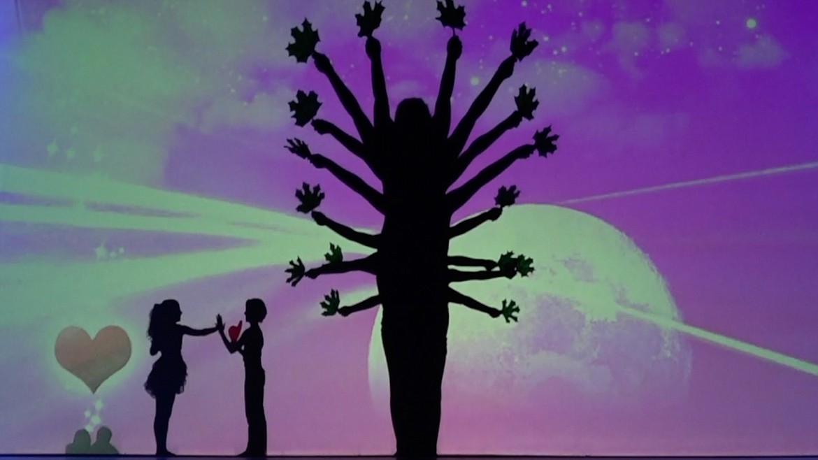 The Silhouettes show “Love Happens” explores the different ways people feel and express love.