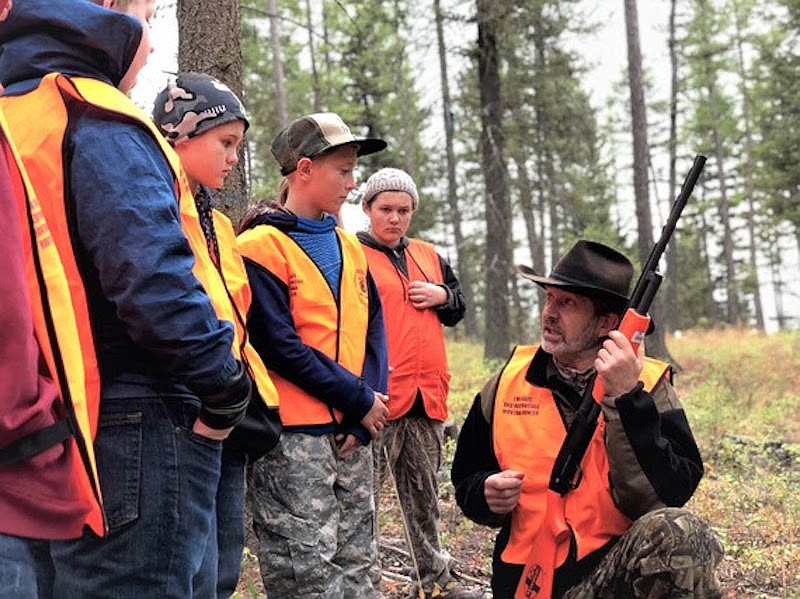 Students in hunter education courses learn important lessons on firearms safety. (Montana Fish, Wildlife and Parks file photo)