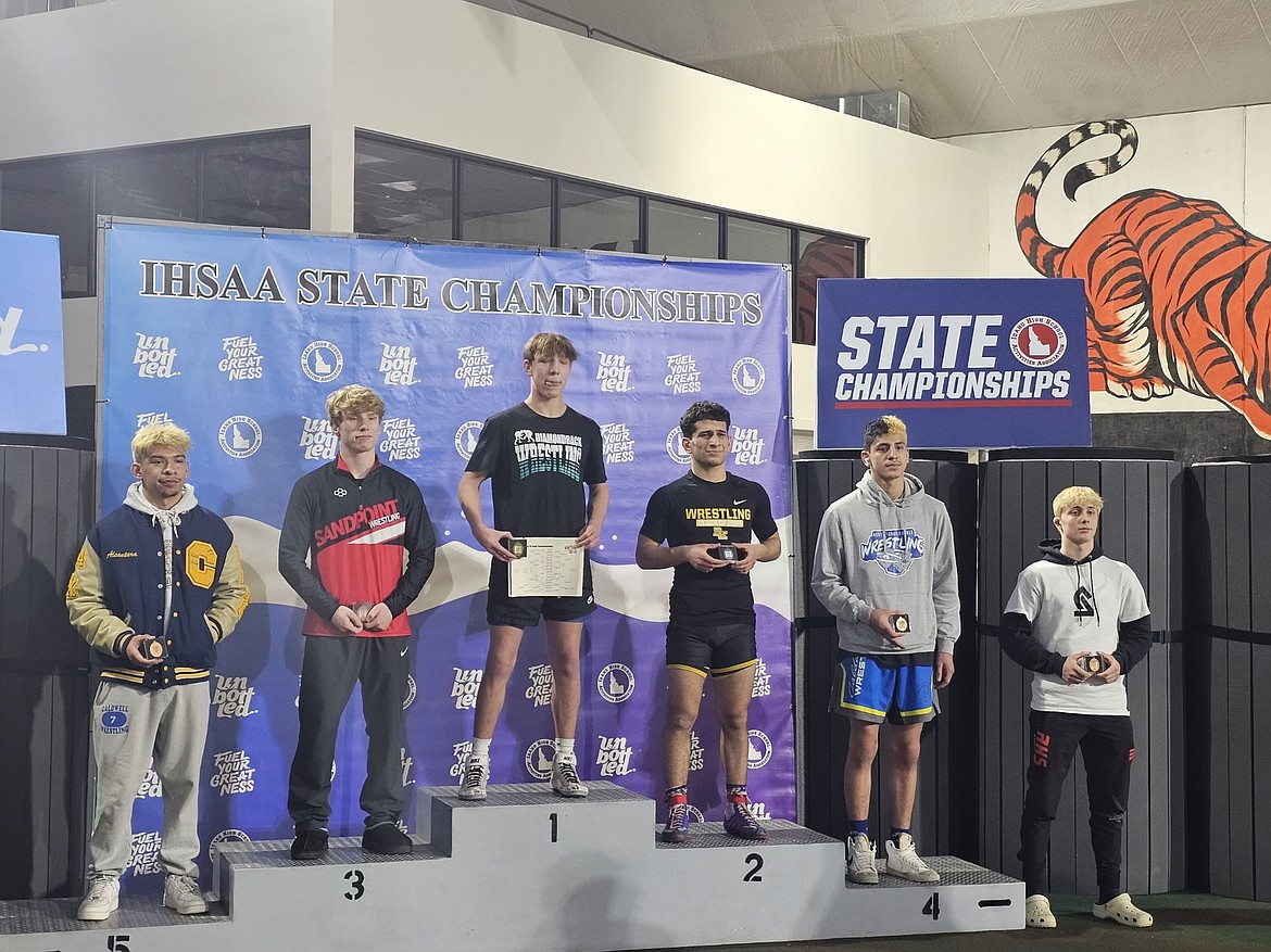 Sandpoint's Shane Sherrill placed third at this year's state tournament, an improvement from his fifth-place finish last year.