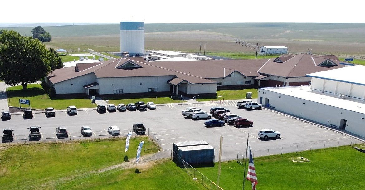 An aerial photo of Warden School District. Members of the Warden School Board voted unanimously Thursday to adopt a resolution stating the district’s opposition to two legislative bills.