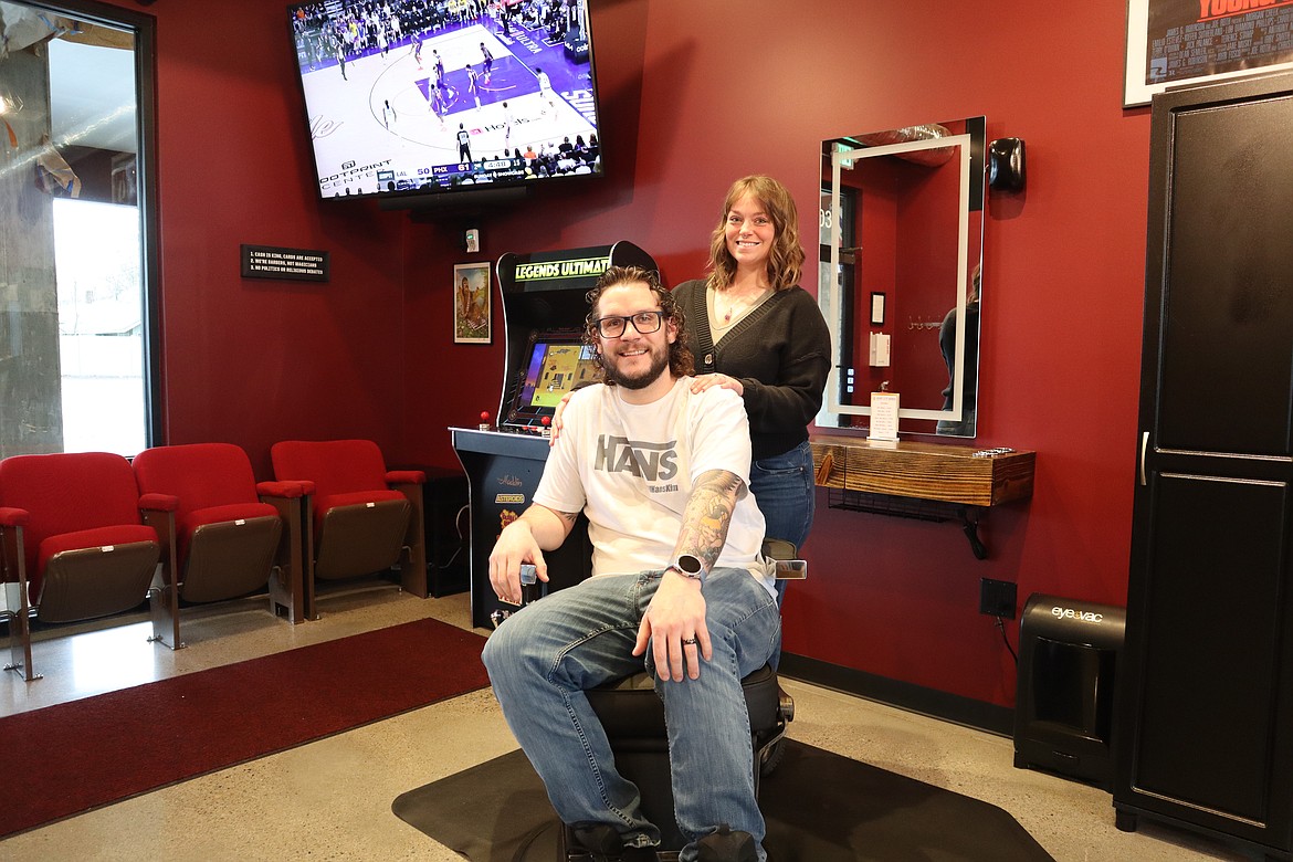 Derek and Heather Rice, owners of Heart City Barber.