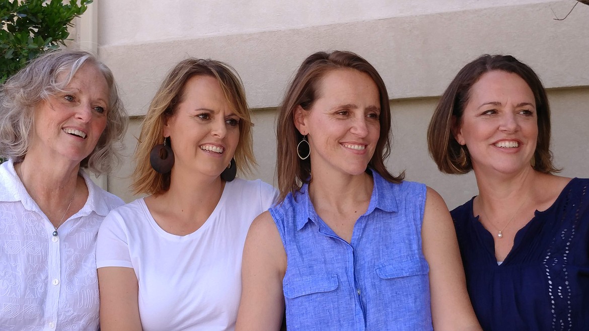 From left, Patty Honsowetz with her daughters Pamela, Rebecca and Melissa. Her family has set up a scholarship in Patty’s memory to benefit children in foster care and families with adopted children.