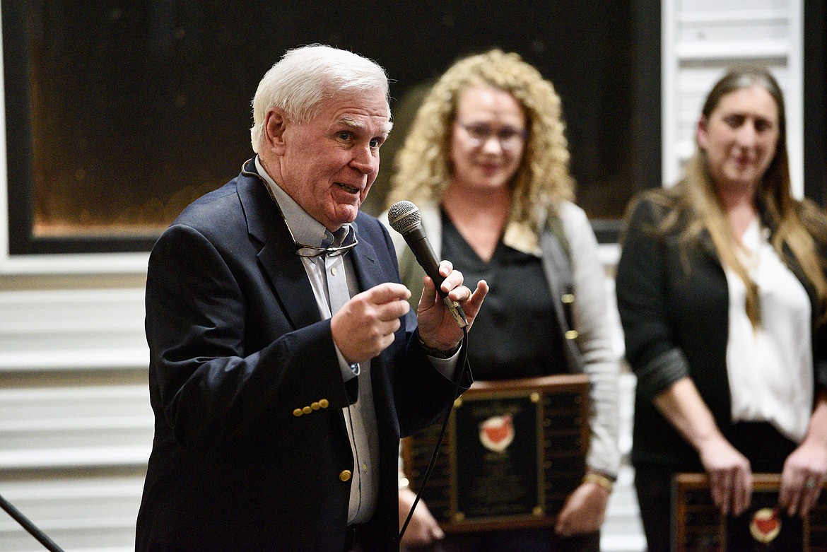 The Bigfork Chamber of Commerce banquet and awards ceremony in Bigfork on Thursday, Feb. 22, 2024. (Matt Baldwin/Daily Inter Lake)