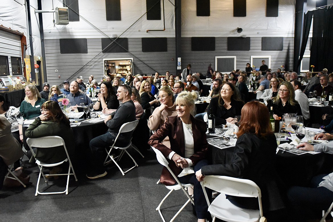 The Bigfork Chamber of Commerce banquet and awards ceremony at the Jewel Basin Center in Bigfork on Thursday, Feb. 22, 2024. (Matt Baldwin/Daily Inter Lake)