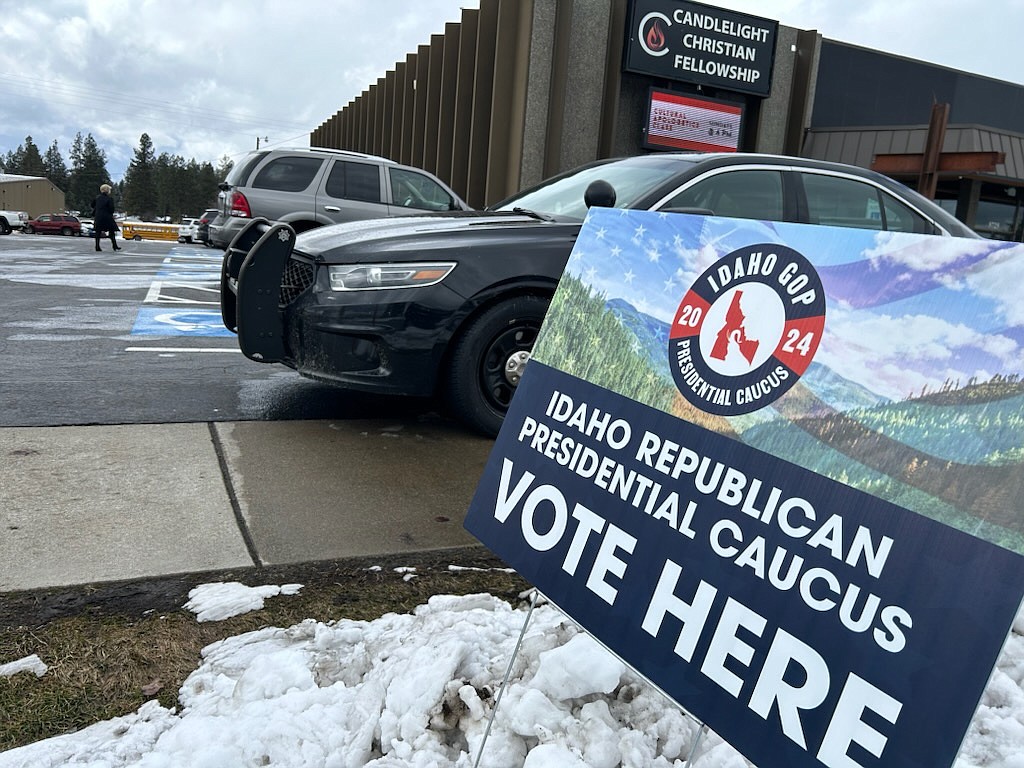 Candlelight Christian Fellowship in Coeur d’Alene was one of 25 locations throughout Kootenai County where Republican voters cast ballots Saturday to choose their political party’s nominee.