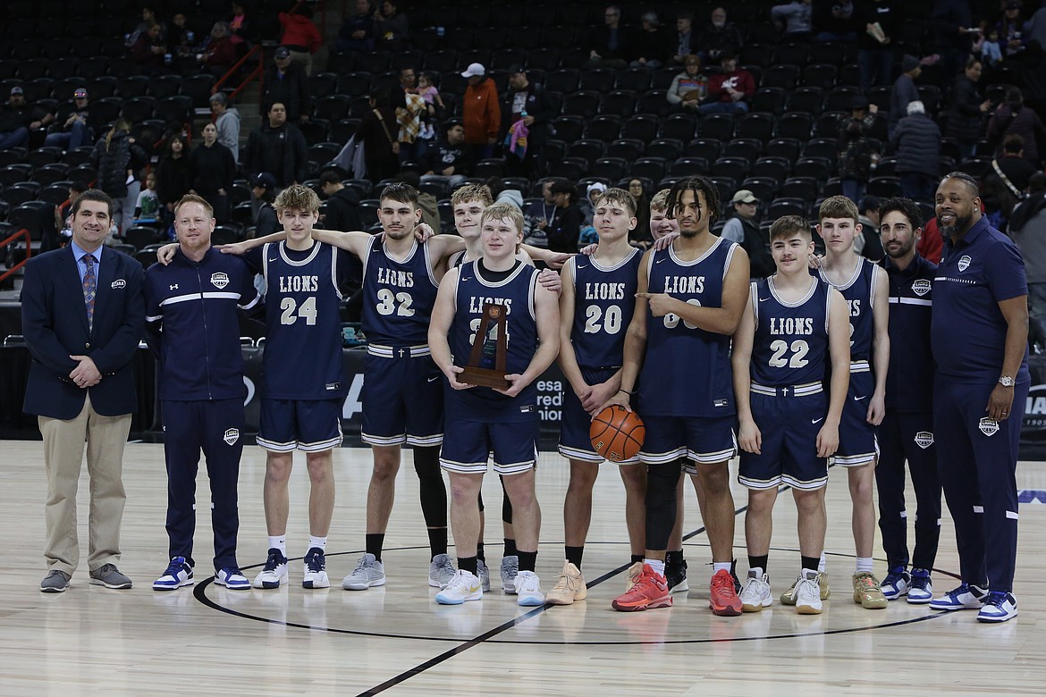 The MLCA/CCS Lions placed fourth at the 1B Boys State Basketball Tournament, defeating No. 1 seed Lummi Nation 45-40 in the fourth/sixth-place game Saturday in Spokane.