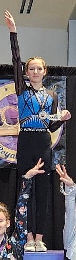 Courtesy photo
Technique Gymnastics Xcel Diamond Cadence Wurster competed at Royal Festival in Spokane and received 1st AA, VT, & UB; 2nd BB. She was also awarded bars queen with the highest bars score of the session.