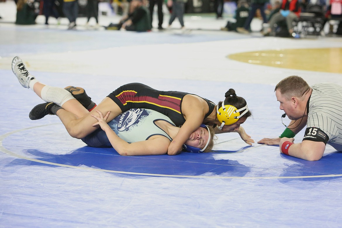 Moses Lake senior Ashley Naranjo, top left, was the Columbia Basin Big 9’s Lower Weight Wrestler of the Year.