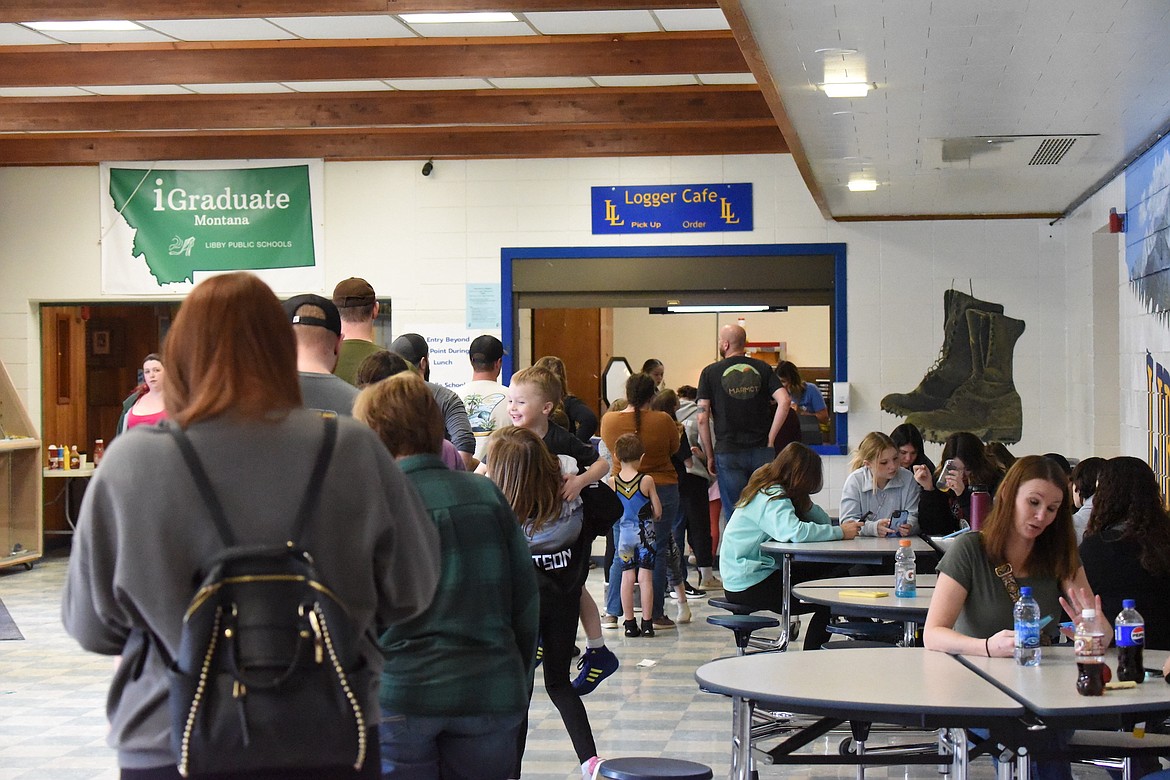 The lines were always long at the concession stand at the Kootenai Klassic on March 1, 2024. (Scott Shindledecker/The Western News)