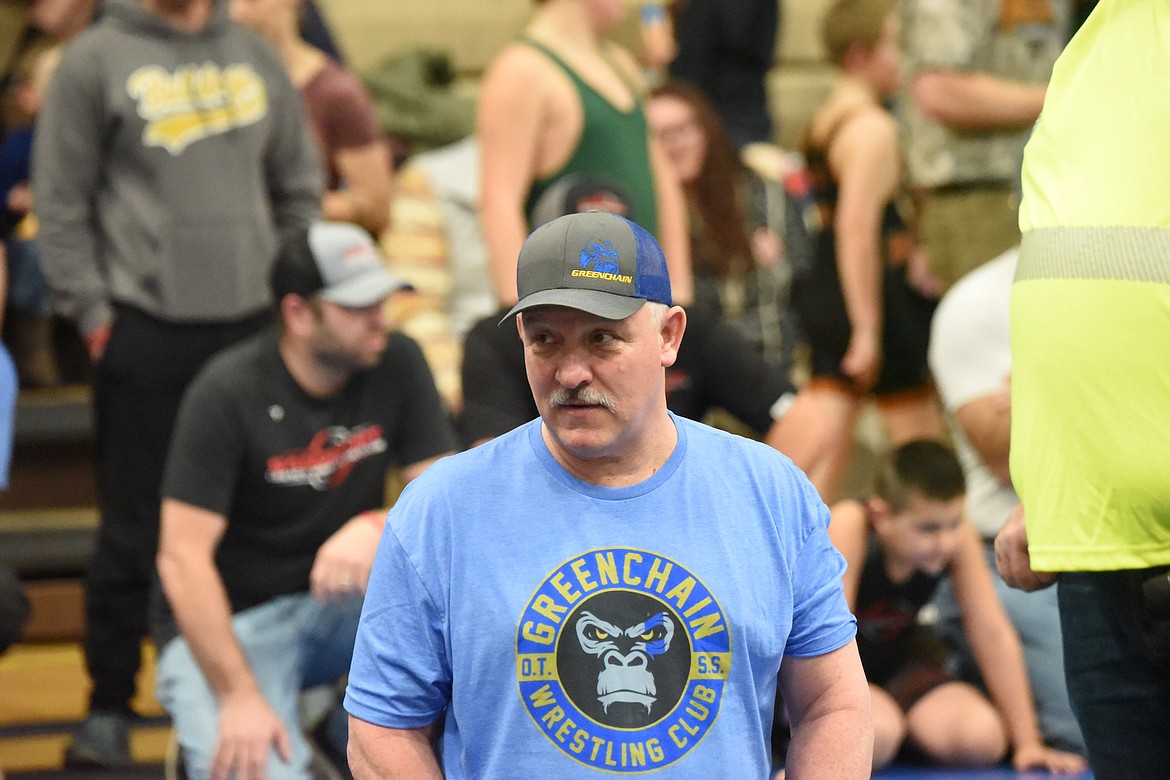 Libby High School head wrestling coach Dean Thompson was part of the team that helped put together the Kootenai Klassic on March 1, 2024. (Scott Shindledecker/The Western News)
