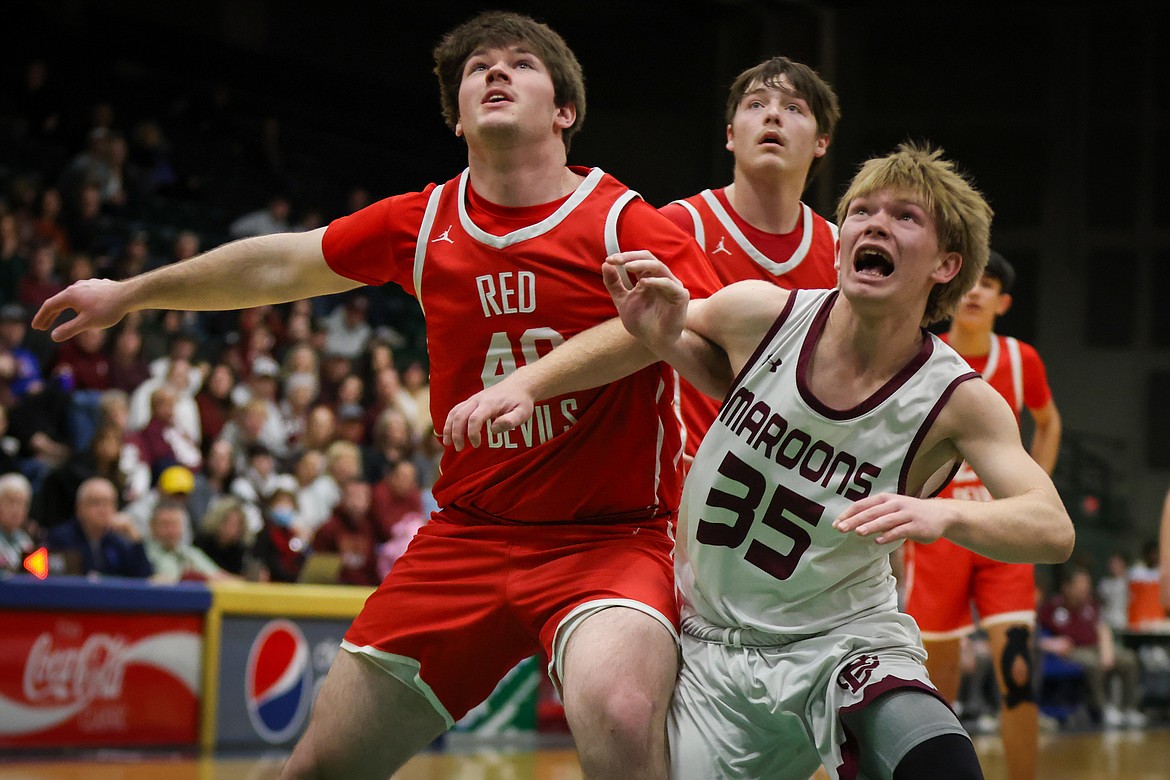 Butte Central plays Dawson County at the State A basketball tournament in Butte on Thursday, March 7, 2024. (Jeremy Weber/Bigfork Eagle)