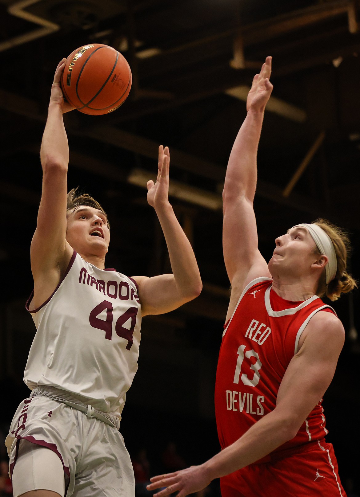 Butte Central plays Dawson County at the State A basketball tournament in Butte on Thursday, March 7, 2024. (Jeremy Weber/Bigfork Eagle)