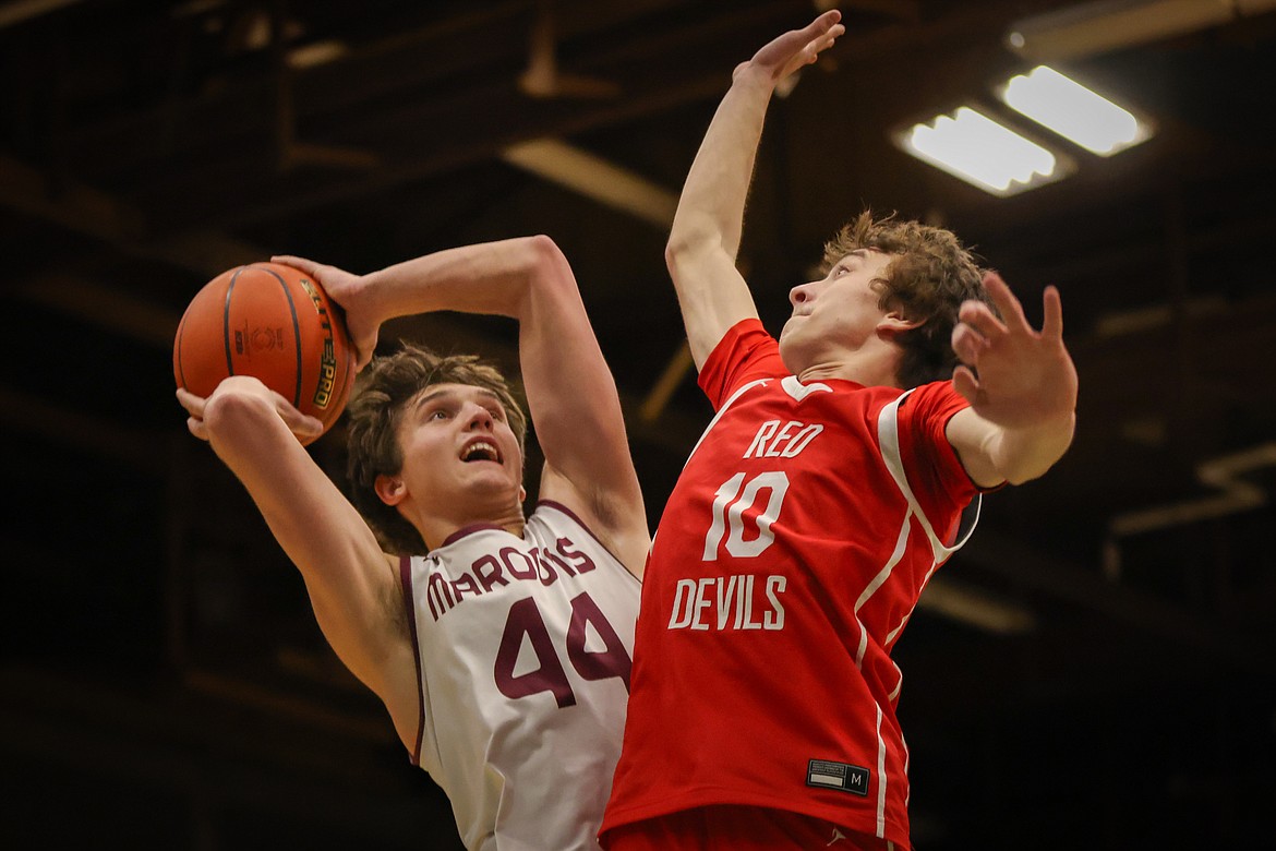 Butte Central plays Dawson County at the State A basketball tournament in Butte on Thursday, March 7, 2024. (Jeremy Weber/Bigfork Eagle)