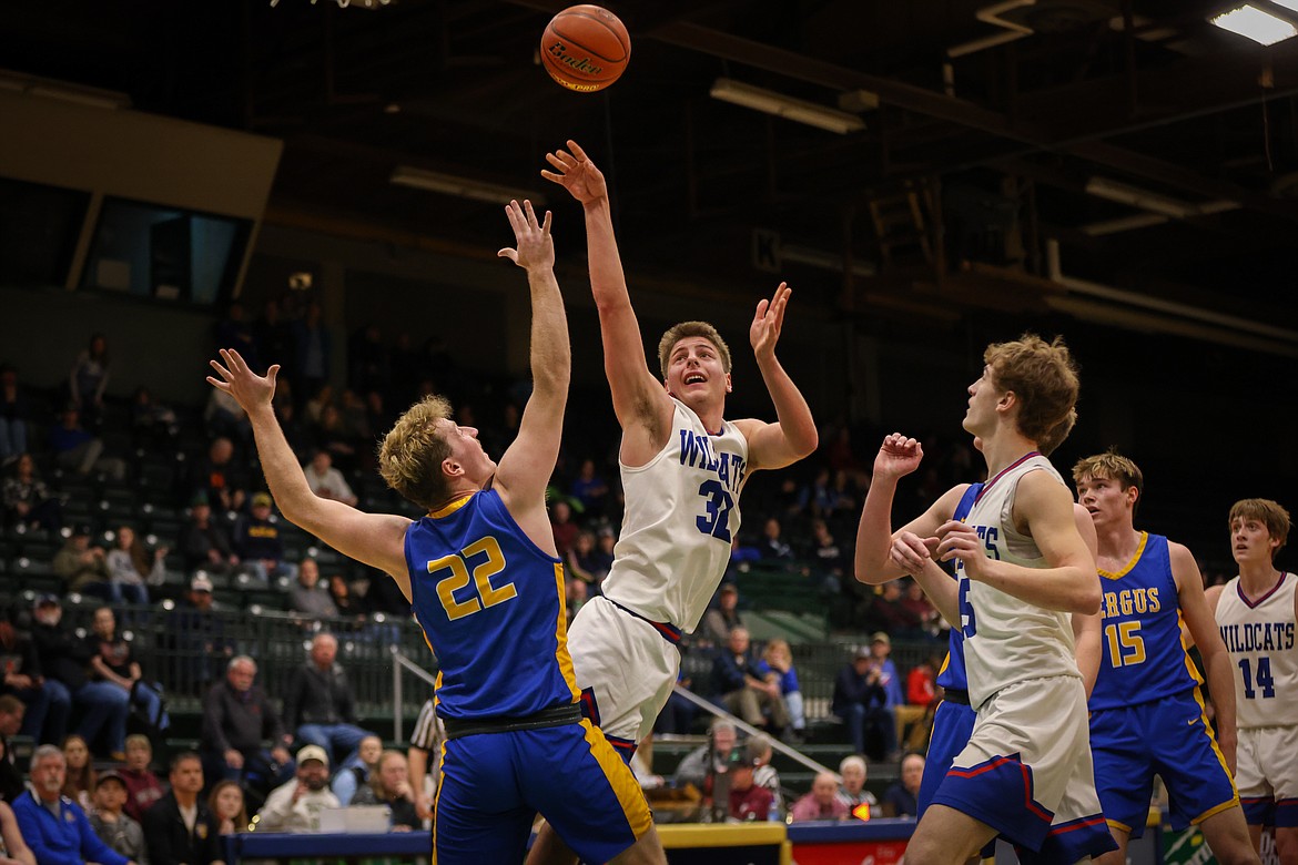 Columbia Falls plays Fergus at the State A basketball tournament in Butte on Thursday, March 7, 2024. (Jeremy Weber/Bigfork Eagle)