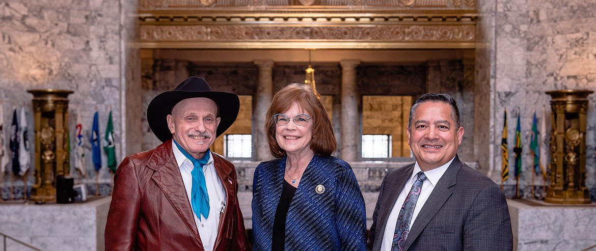 From left to right, Sen. Judy Warnick, R-Moses Lake, Rep. Tom Dent, R-Moses Lake and Rep. Alex Ybarra, R-Quincy, worked to secure over $26 million in this year’s allocation for the 13th Legislative District.