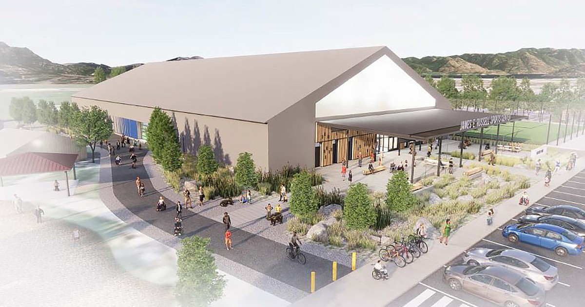 The New James E Russell Sports Center at Travers Park