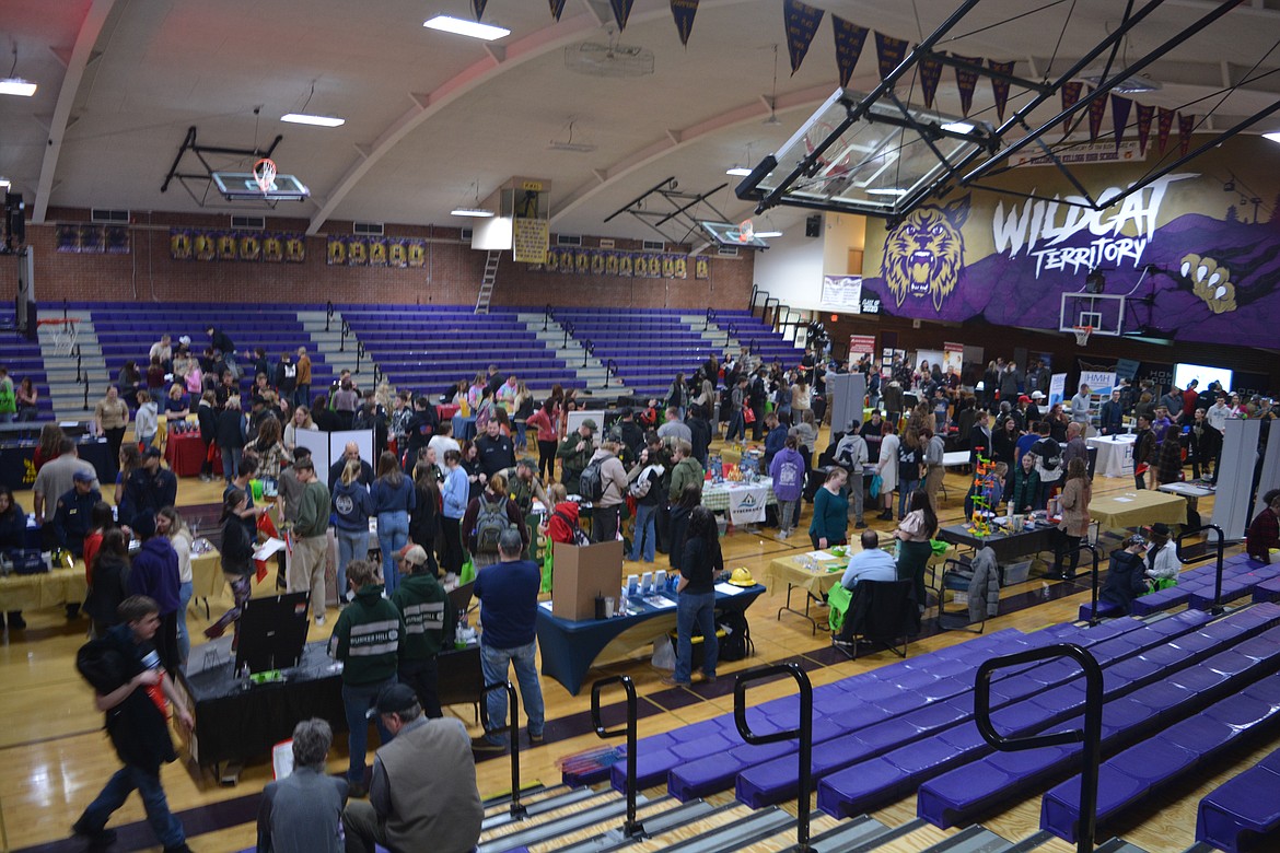 Kellogg High School hosted a job fair Friday. Students from Wallace and Mullan districts were bussed in to take advantage of the jobs on offer and career path information available from experts in the field.