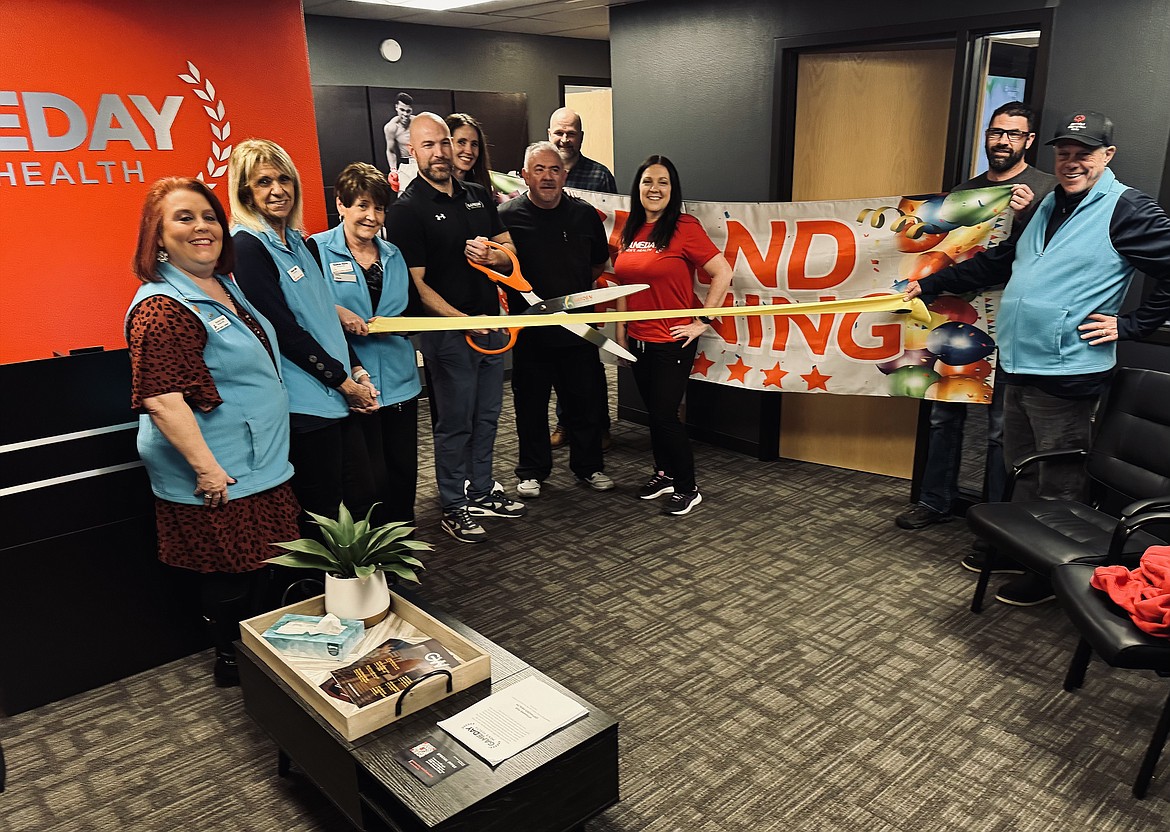 The Hayden Chamber of Commerce celebrated a ribbon cutting with Game Day Men's Health.