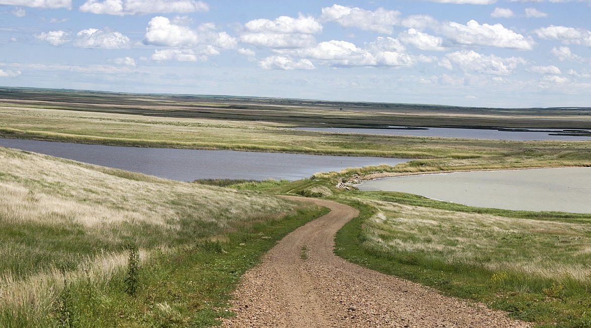 A view of Medicine Lake National Wildlife Refuge in northeastern Montana, between the Missouri River and the Canadian border. (Photo courtesy Jamieson Scott / USFWS)