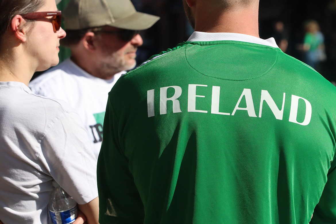 Ireland was the minds and backs of parade goers on Saturday.