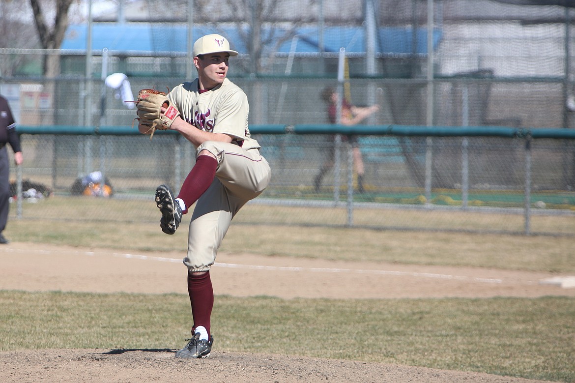 Moses Lake junior Cooper Hancock got the start on the mound Friday afternoon against Chiawana.