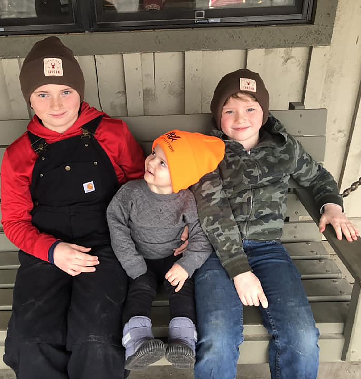 Claire Wilson shared this Best Shot of three brothers taking a break in response to a Daily Bee Facebook post asking readers to share their favorite recent photo. If you have a photo that you took that you would like to see run as a Best Shot or I Took The Bee send it to the Bonner County Daily Bee, P.O. Box 159, Sandpoint, Idaho, 83864; or drop them off at 310 Church St., Sandpoint. You may also email your pictures to the Bonner County Daily Bee along with your name, caption information, hometown, and phone number to news@bonnercountydailybee.com.