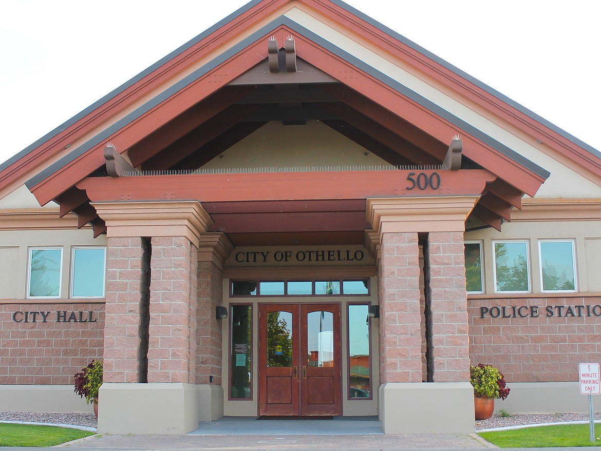 Exterior of Othello City Hall, which houses city staff, the Othello Police Department and the Othello Municipal Court. Municipal Judge Carolyn J. Benzel said it was especially important to her that the municipal court be completely independent and impartial since it holds its proceedings in a building shared by other branches of local government.