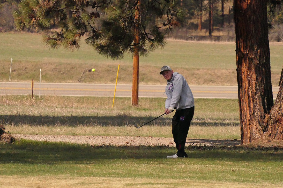 Superior High golfer Owen Doyle, shown here playing in the Plains Invitational tournament last season, is among a trio of three returning golfers who hope to lead the Bobcats to state tournament honors this season. (Chuck Bandel/MI-VP)