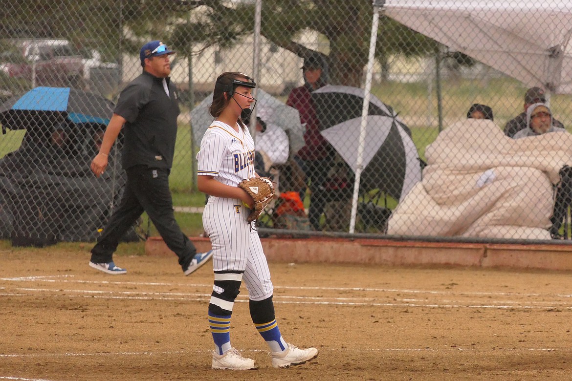 Junior pitcher/catcher Olivia Fitchett is among the leading returnees for the 2024 Lady Hawks softball team which had a top 6 finish in the state tournament last season.  (Chuck Bandel/VP-MI))