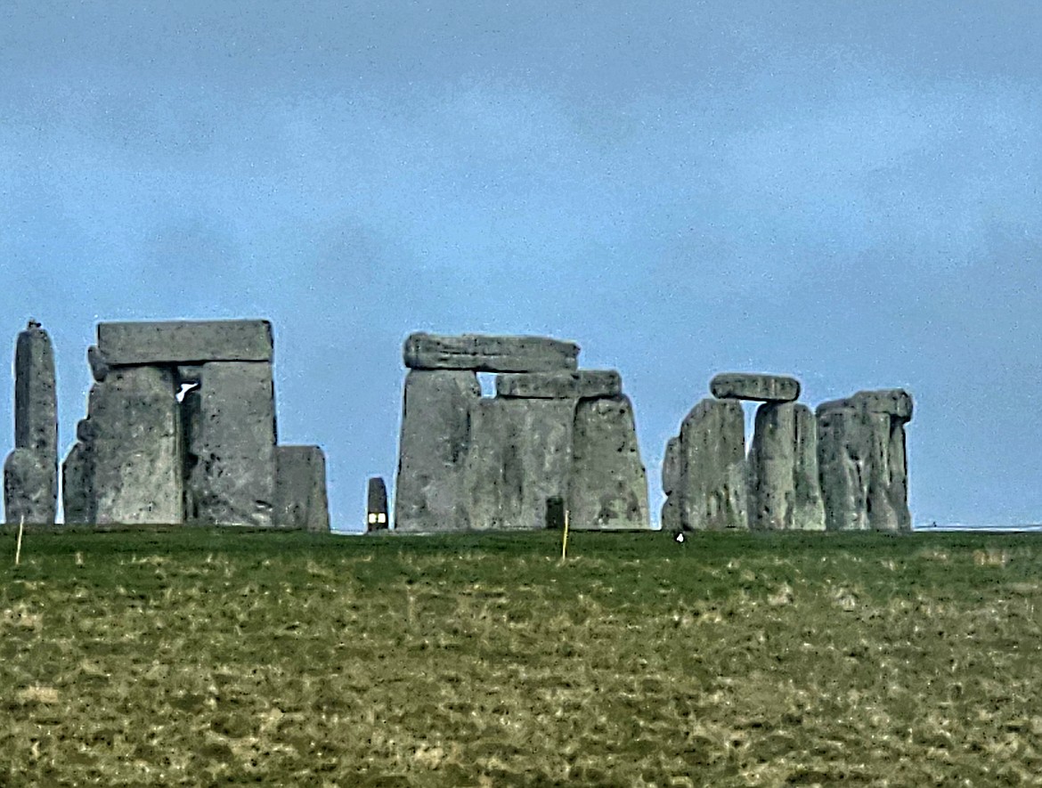 Created by unknown people in preshistoric times, Stonehenge's 13-feet monoliths are aligned with the equinox. Shown in this photo taken two weeks ago near Salisbury, England, the stones yet endure the ravages of time.