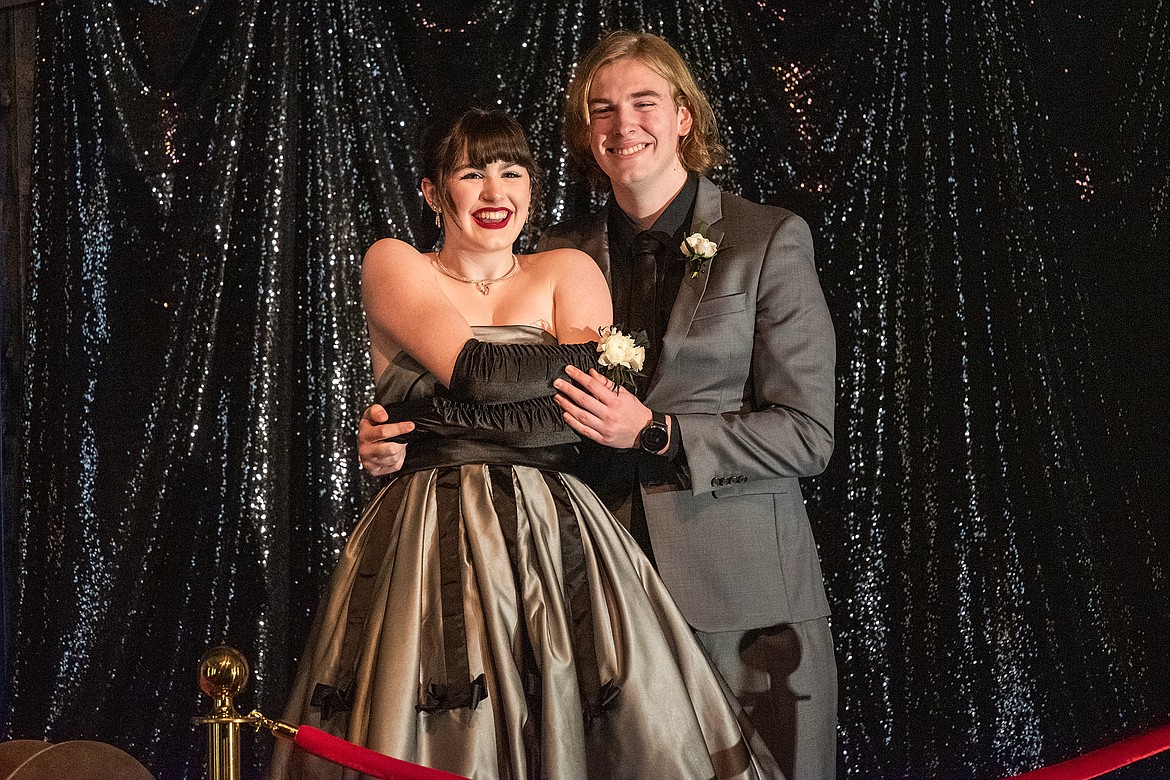 Audrey Hanley and Lucas Counts at Grand March Saturday, March 16.