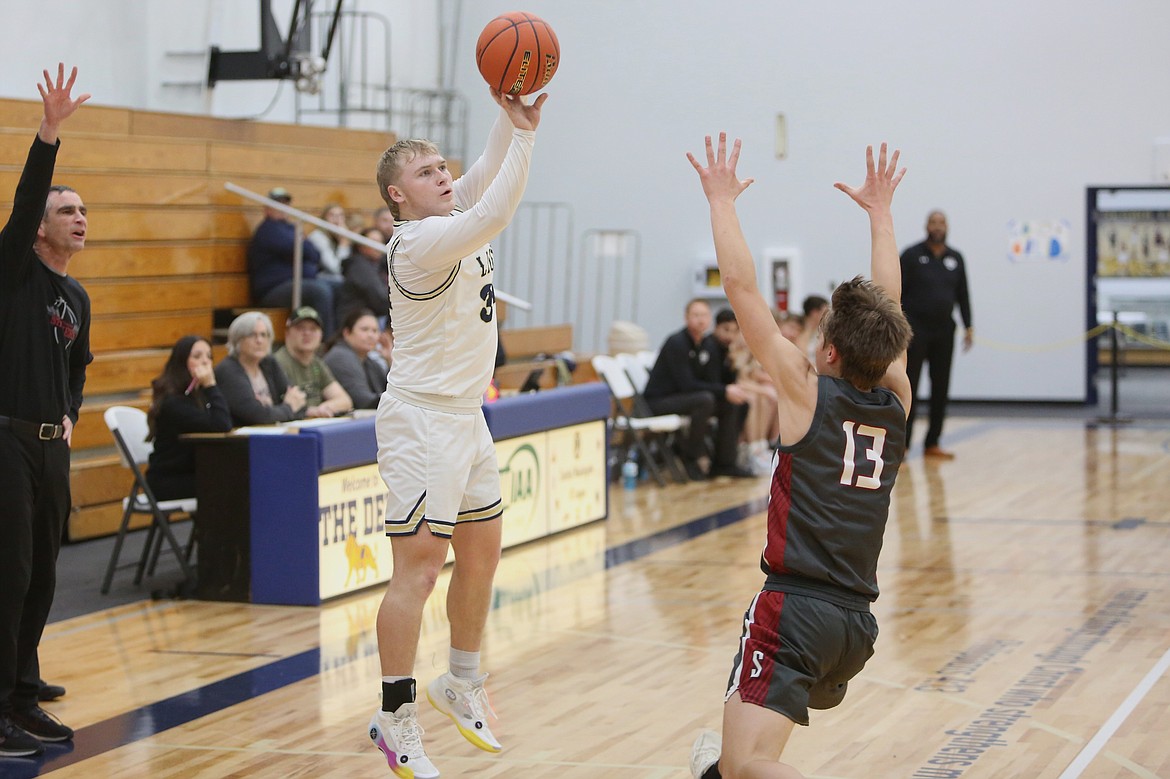 MLCA/CCS senior Jonah Robertson earned all-league honors with the Lions this fall. One of the criteria for being selected in the Washington Interscholastic Basketball Coaches Association’s all-state game is all-league awards.