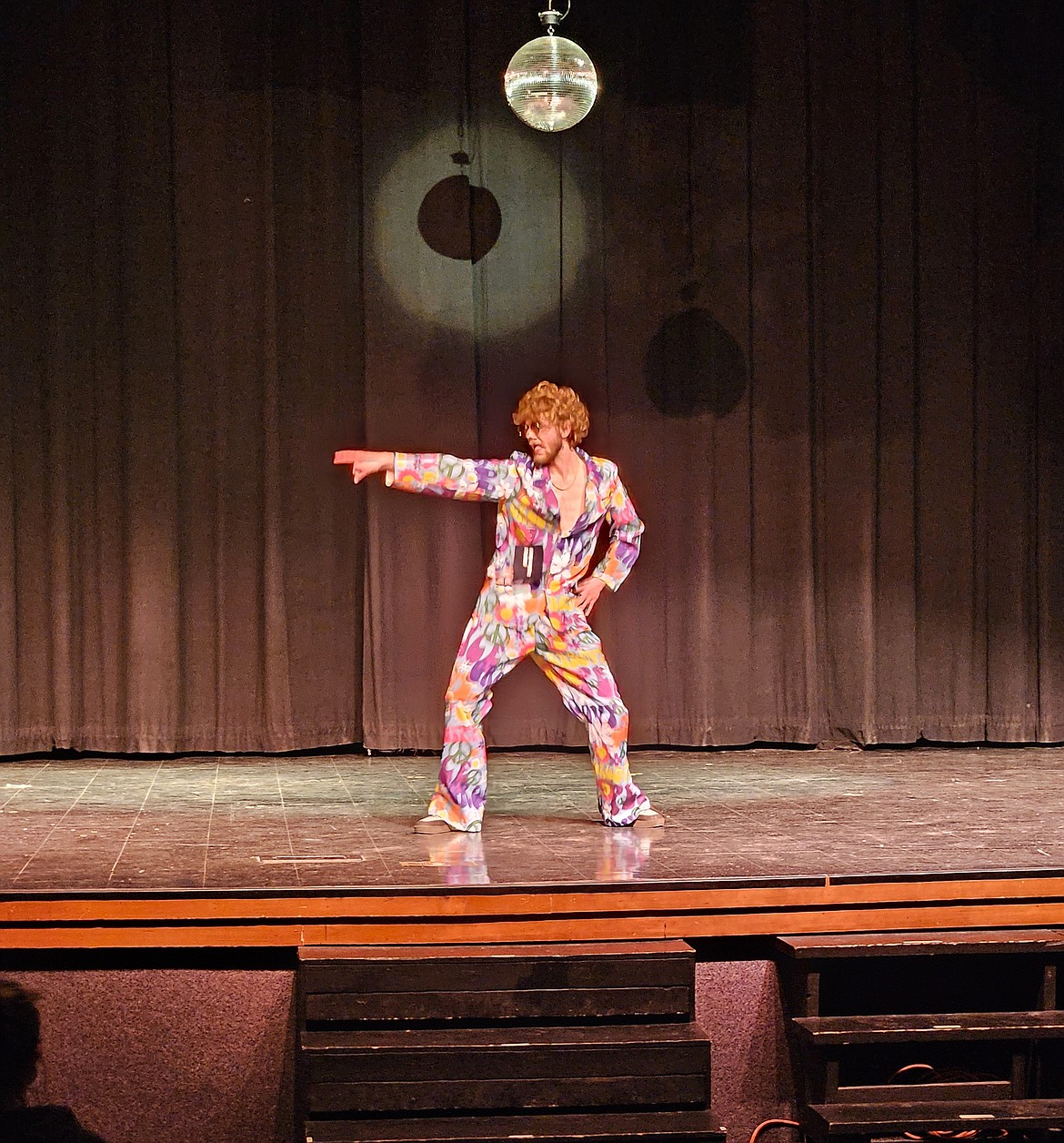 Aiden Beggerly showed off he groovy dance moves at Mr. BFHS, earning him second runner up.